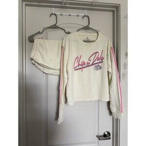 Retro Style Chip and Dale Crew Neck Cropped Sweatshirt Disney XL